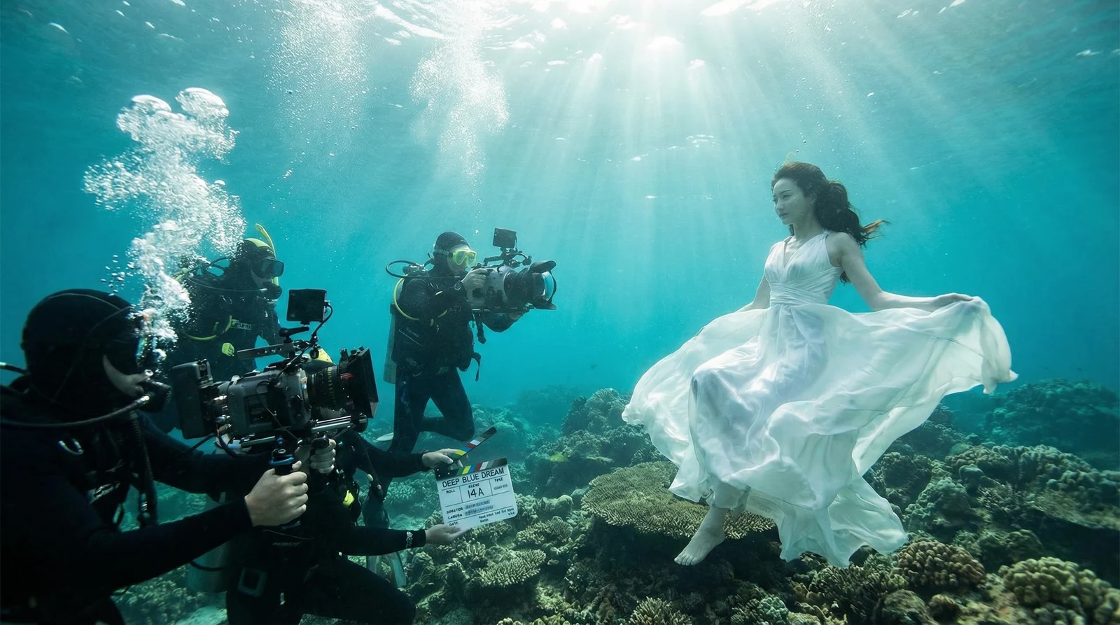 看片萝莉岛栏目水下拍摄现场花絮