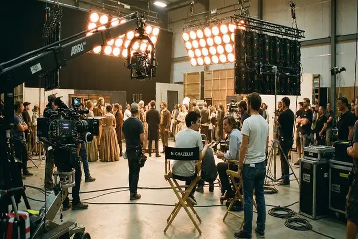 看片专业影视拍摄现场实景